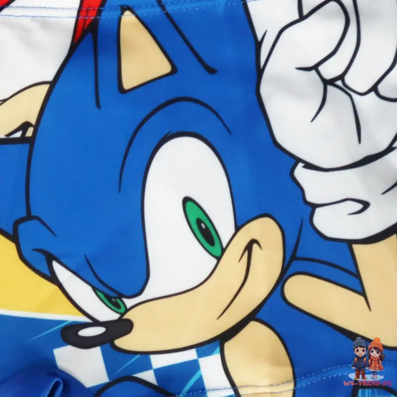 Sonic The Hedgehog Kinder Badehose Badeshorts - WS-Trend.de Shorts Bademode Gr 104-152