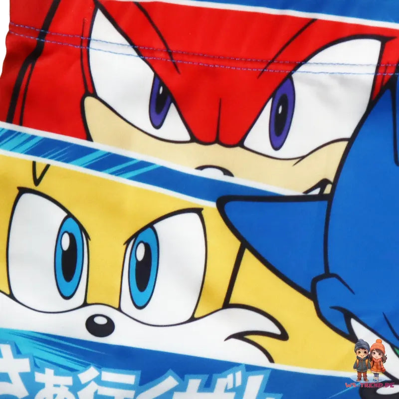 Sonic The Hedgehog Kinder Badehose Badeshorts - WS-Trend.de Shorts Bademode Gr 104-152