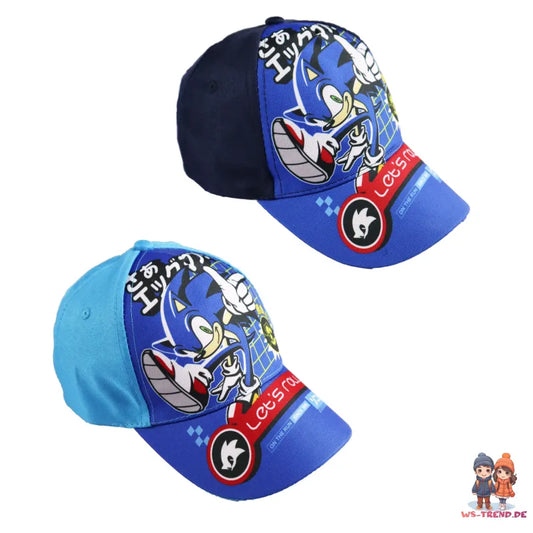 Sonic The Hedgehog Basecap Baseball Kappe - WS-Trend.de the Kinder Mütze Hut Jungen 52-54 Blau