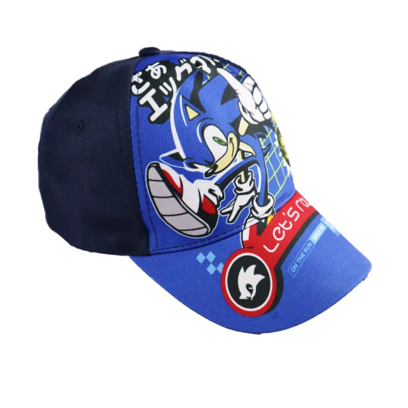 Sonic The Hedgehog Basecap Baseball Kappe - WS-Trend.de the Kinder Mütze Hut Jungen 52-54 Blau