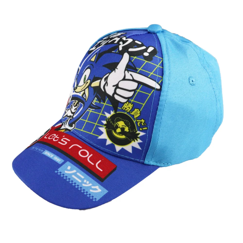 Sonic The Hedgehog Basecap Baseball Kappe - WS-Trend.de the Kinder Mütze Hut Jungen 52-54 Blau