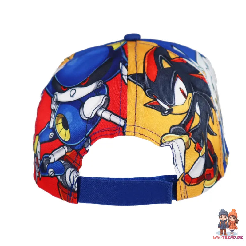 Sonic the Hedgehog Knukles Tails Basecap Baseball Kappe Mütze WS Trend.de Hut Jungen 53 55
