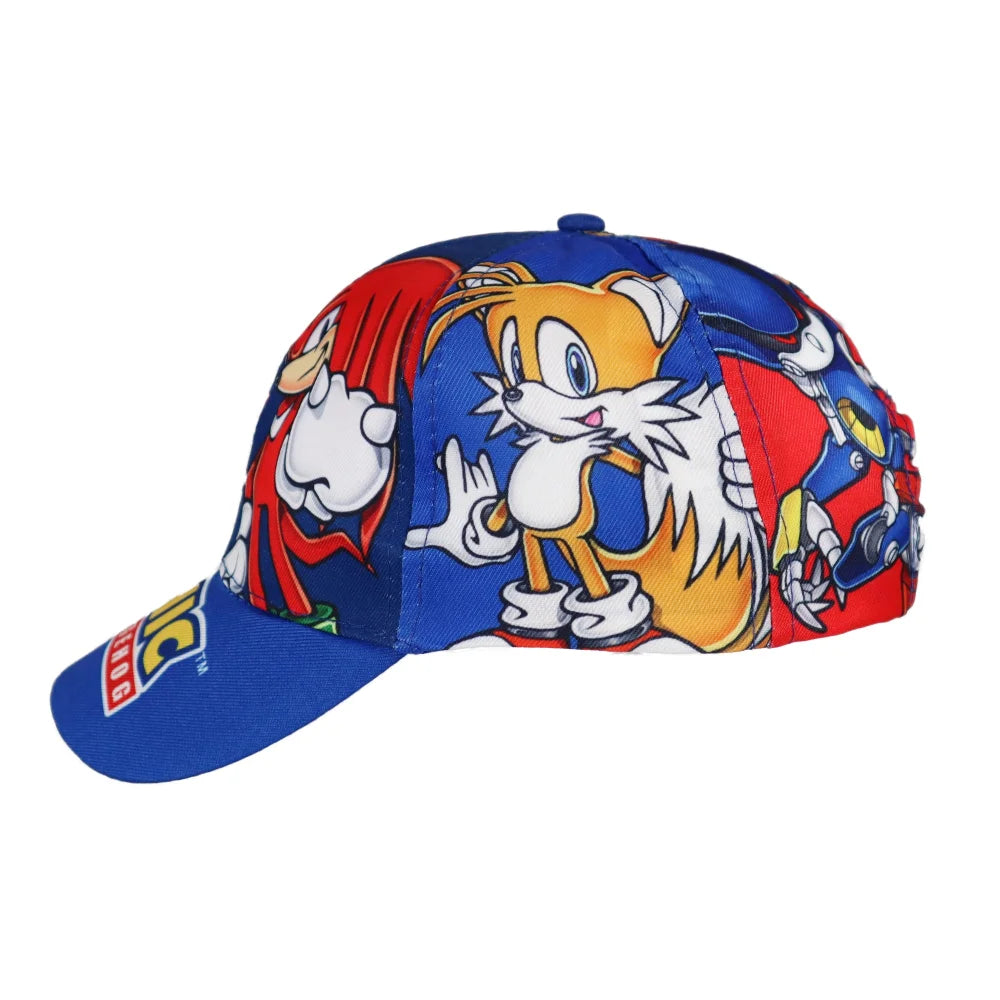 Sonic the Hedgehog Knukles Tails Basecap Baseball Kappe Mütze - WS-Trend.de Hut Jungen 53-55