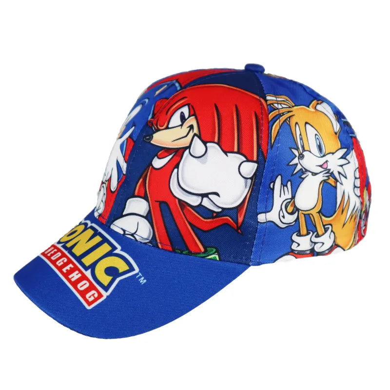 Sonic the Hedgehog Knukles Tails Basecap Baseball Kappe Mütze WS Trend.de Hut Jungen 53 55