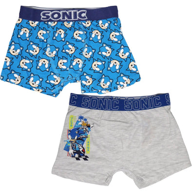 Sonic the Hedgehog Jungen Boxershorts Unterhose 2er Pack - WS-Trend.de Gr. 92 bis 128