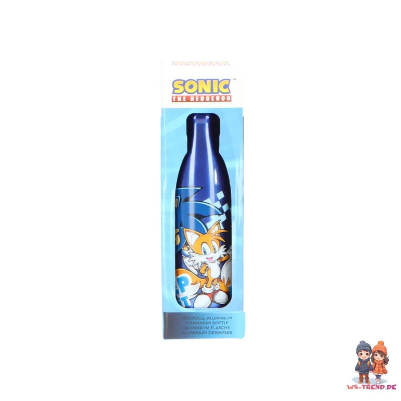 Sonic The Hedgedog Tails Aluminium Wasserflasche Trinkflasche Flasche 600 ml - WS-Trend.de