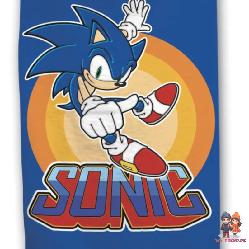 Sonic the Hedgehog Badetuch Strandtuch 70x140cm - WS-Trend.de Handtuch Badehandtuch XXL 70x140 NEU
