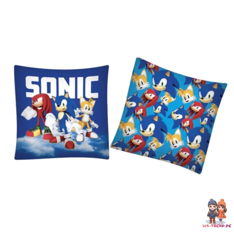 Sonic the Hedgehog Kinder Bettwäsche Set - WS-Trend.de Mikrofaser 2tlg 135/140x200 63x63 cm