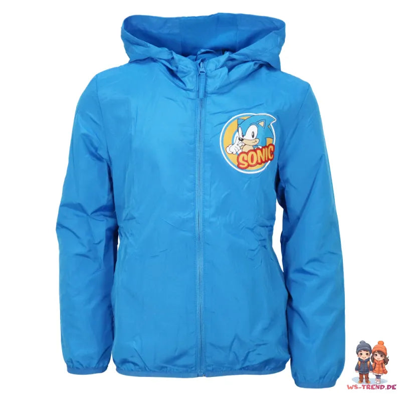 Sonic The Hedgehog Kinder Jungen Sommerjacke Herbst Jacke mit Kapuze - WS-Trend.de
