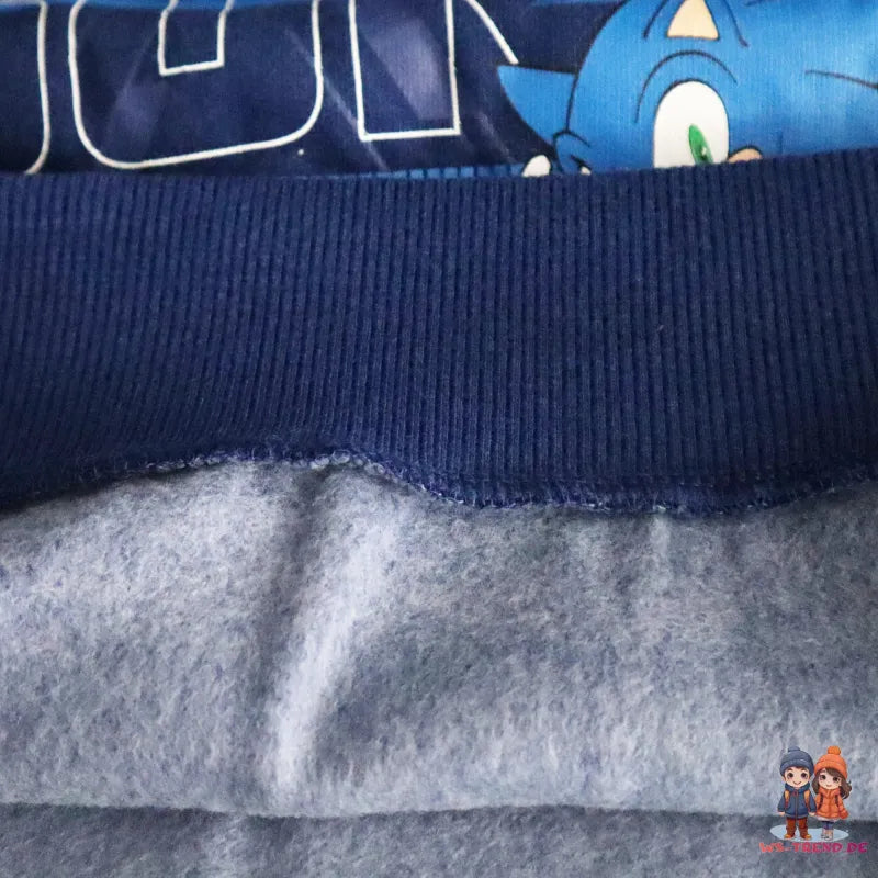 Sonic the Hedgehog Kinder Jungen Pullover Sweater Pulli - WS-Trend.de gr. 110 bis 116 Baumwolle
