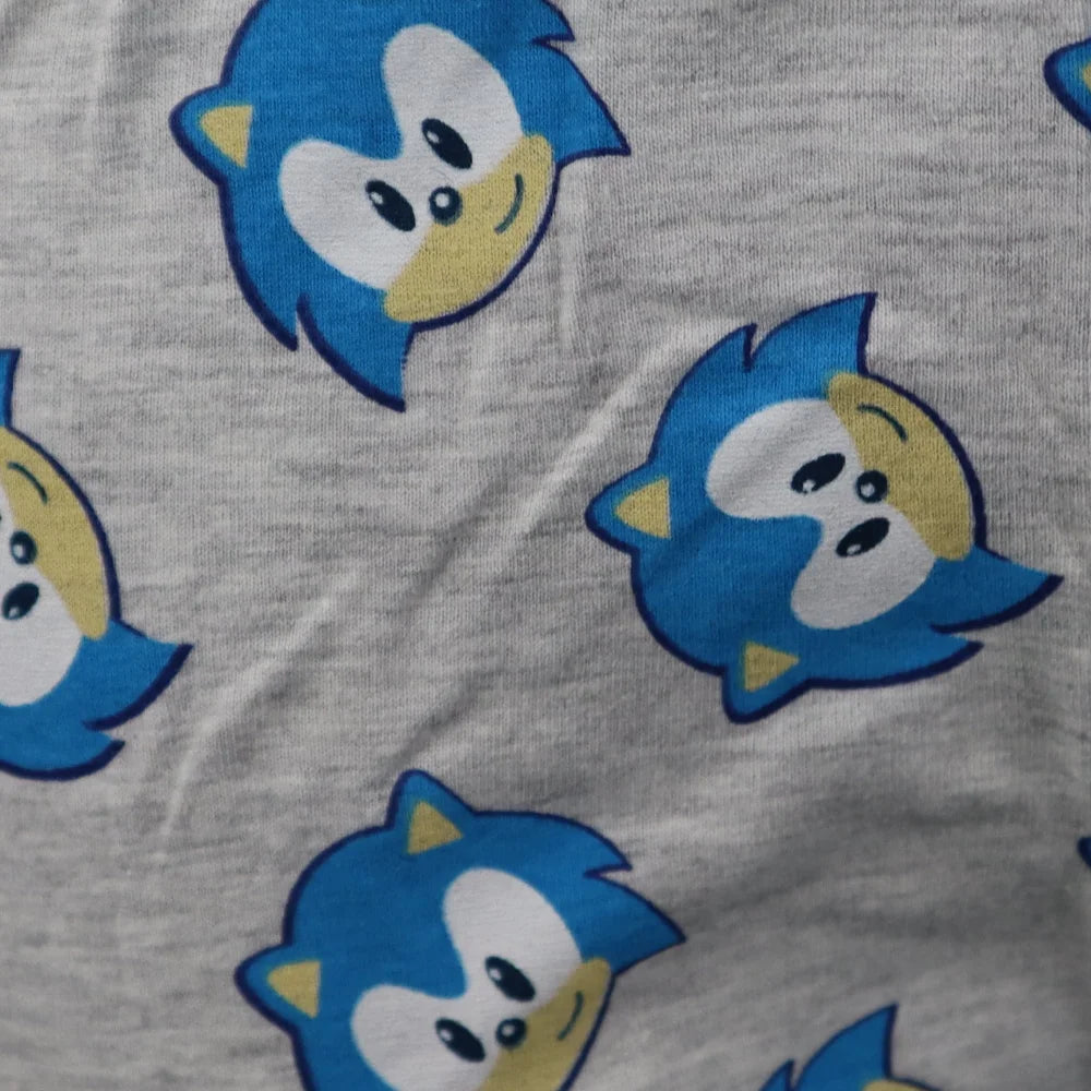 Sega Sonic The Hedgehog Jungen Kinder Pyjama - WS-Trend.de Schlafanzug 98-128 Baumwolle