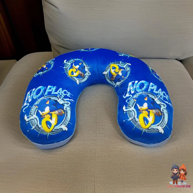 Sonic The Hedgehog Reisekissen Nackenkissen Auto Flugzeug - WS-Trend.de