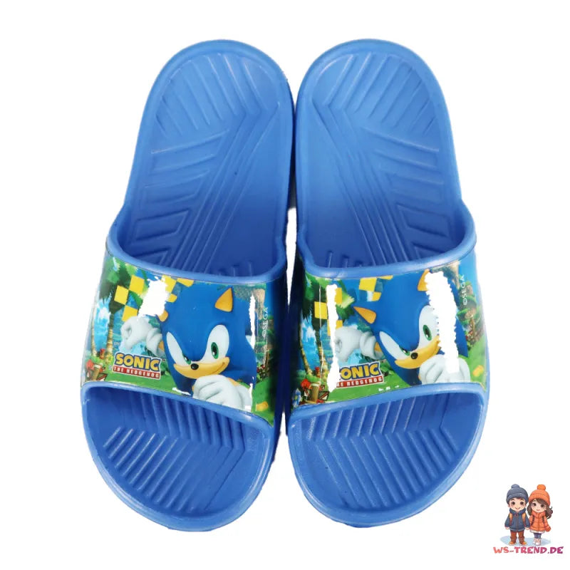 Sonic The Hedgehog Kinder Jungen Sandalen Badeschuhe WS Trend.de Latschen 25 34