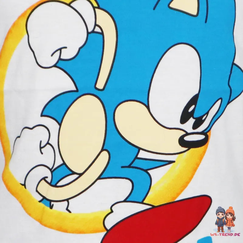 Sonic The Hedgehog Kinder Junge kurzarm T-Shirt Shirt - WS-Trend.de 104-134 Baumwolle