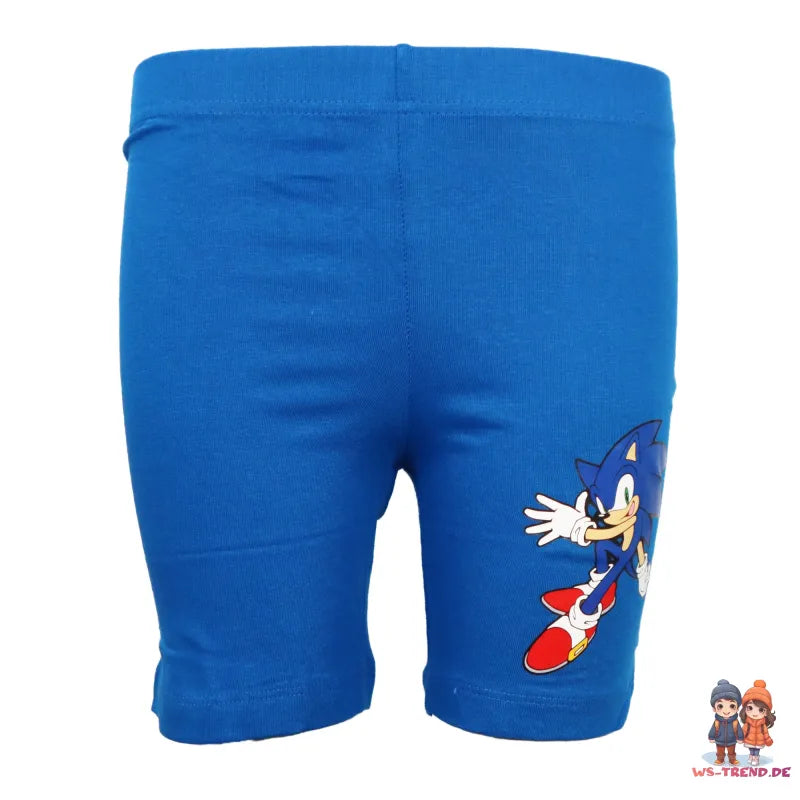 Sonic The Hedgehog Kinder Sommerset Shorts plus T-Shirt - WS-Trend.de 98-140 Baumwolle