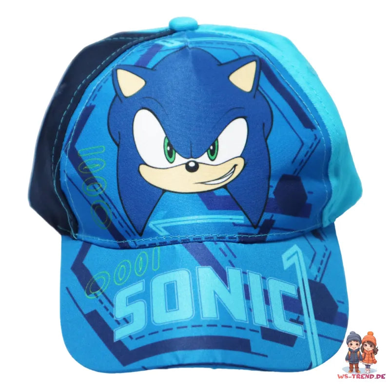 Sonic the Hedgehog Jungen Basecap Baseball Kappe Mütze - WS-Trend.de 52-54 Baumwolle