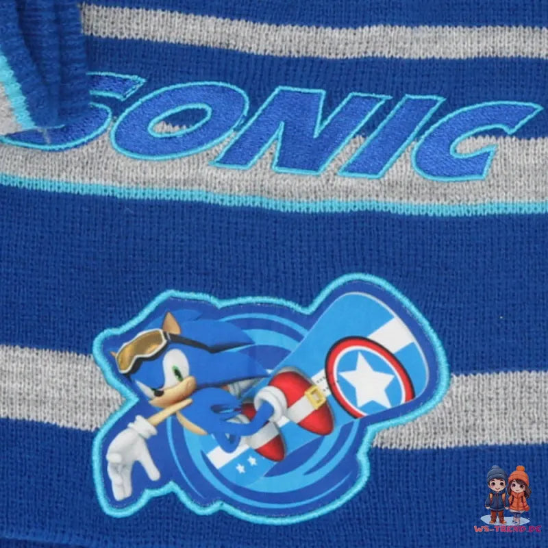 Sonic the Hedgehog Kinder 2tlg Set Wintermütze plus Handschuhe - WS-Trend.de