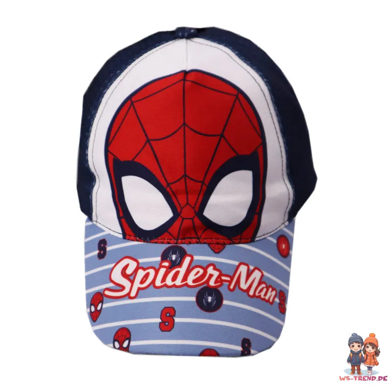 Marvel Spiderman - Kinder Baseball Kappe Basecap - WS-Trend.de Mütze Hut Jungen 52 54