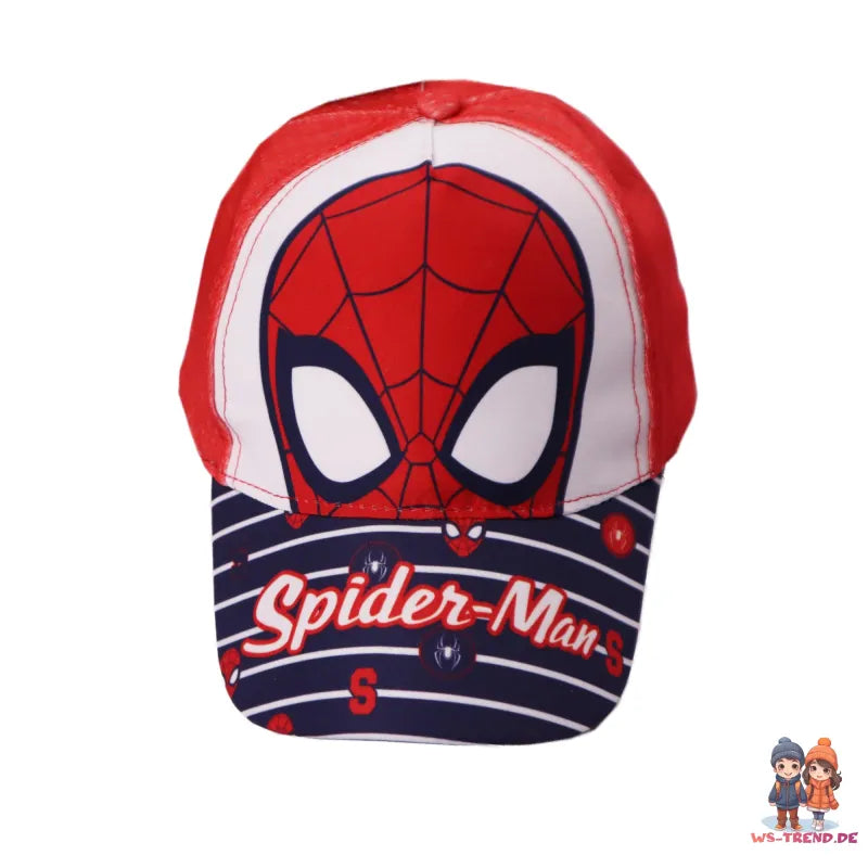 Marvel Spiderman - Kinder Baseball Kappe Basecap - WS-Trend.de Mütze Hut Jungen 52 54