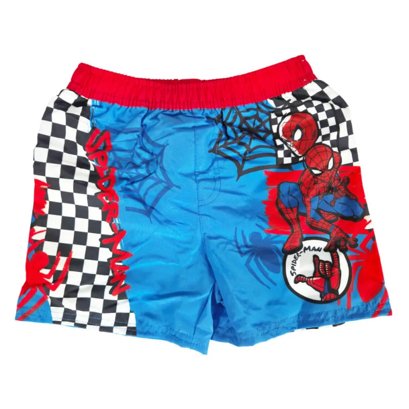 Marvel Spiderman Kinder Badehose Badeshorts Shorts Schwimmhose - WS-Trend.de Gr 98-128