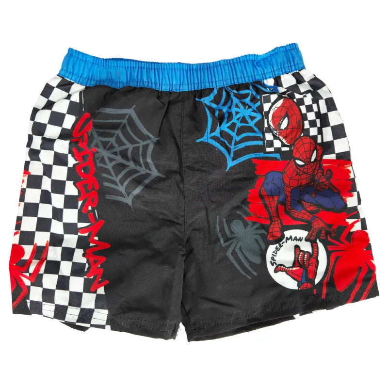 Marvel Spiderman Kinder Badehose Badeshorts Shorts Schwimmhose - WS-Trend.de Gr 98-128