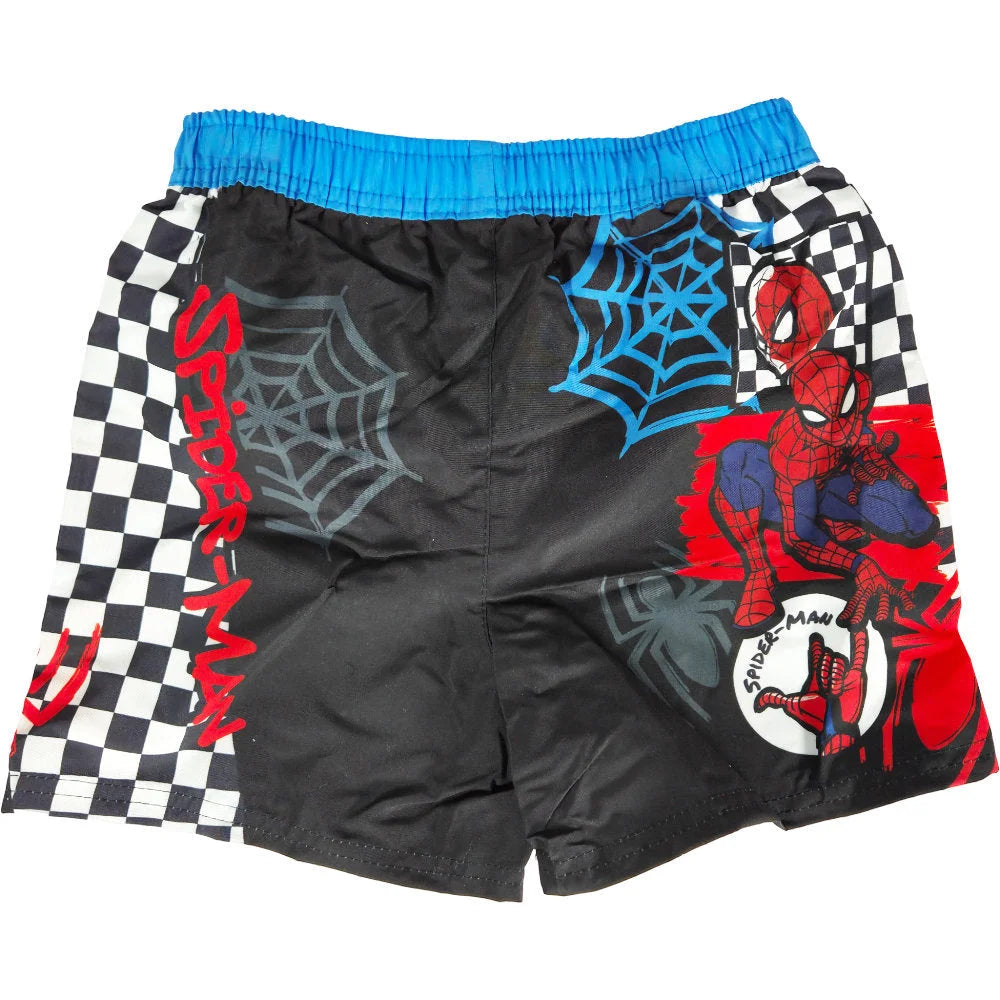 Marvel Spiderman Kinder Badehose Badeshorts Shorts Schwimmhose - WS-Trend.de Gr 98-128