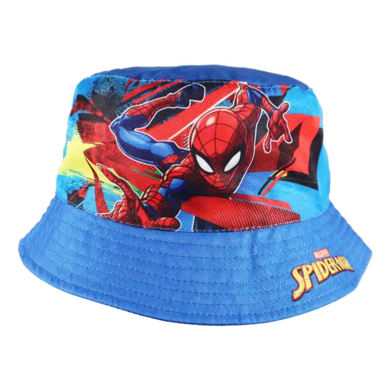 Marvel Spiderman Kinder Jungen Fischermütze Fischerhut Hut - WS-Trend.de Sommerhut Gr. 52-54