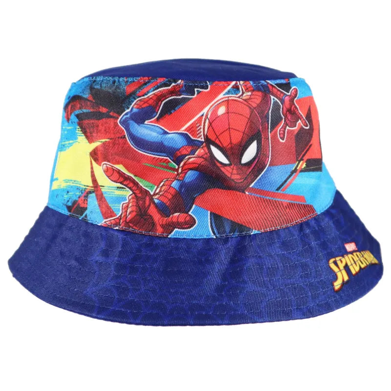 Marvel Spiderman Kinder Jungen Fischermütze Fischerhut Hut - WS-Trend.de Sommerhut Gr. 52-54