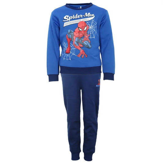 Marvel Spiderman Jogginganzug Sporthose Hose Pulli Sweater - WS-Trend.de 92-128 Blau