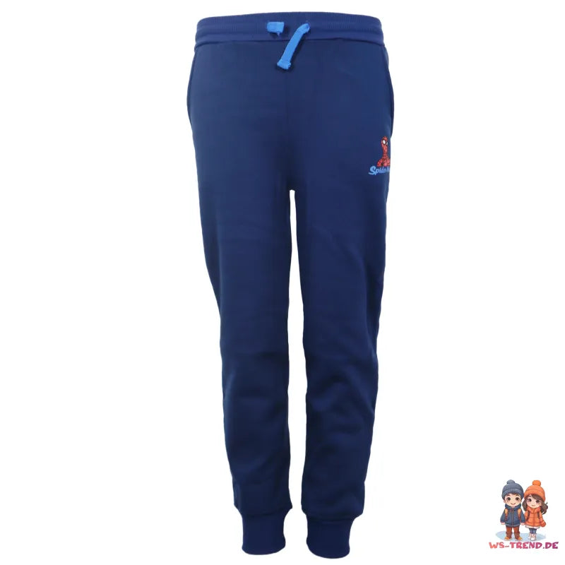 Marvel Spiderman Jogginganzug Sporthose Hose Pulli Sweater - WS-Trend.de 92-128 Blau