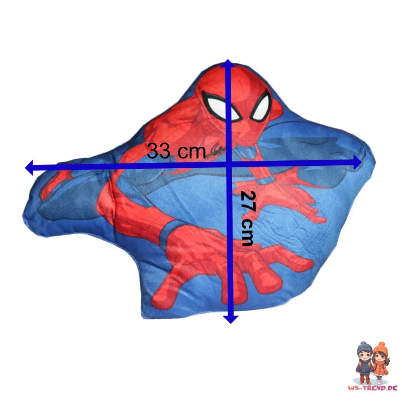 Marvel Spiderman mini Kissen Dekokissen 3D Cushion - WS-Trend.de Mikrofaser