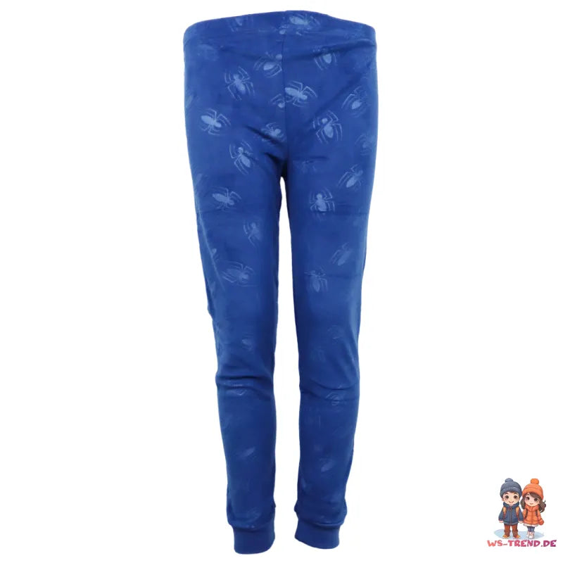 Marvel Spiderman Kinder Schlafanzug Pyjama Shirt Hose - WS-Trend.de Velour Gr. 92-128