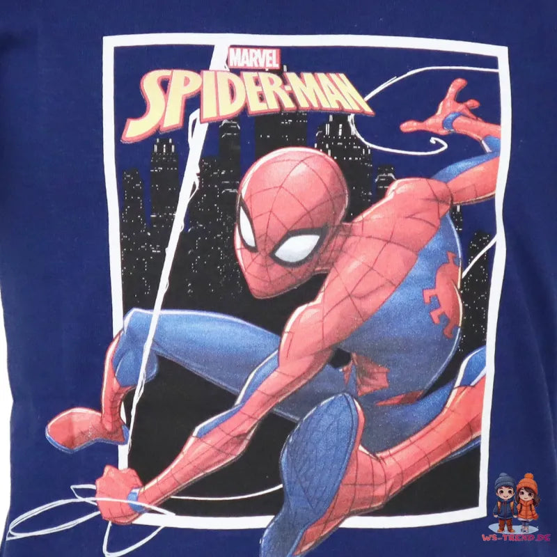 Marvel Spiderman T-Shirt kurzarm Kinder Jungen Shirt - WS-Trend.de 98 bis 128 Baumwolle