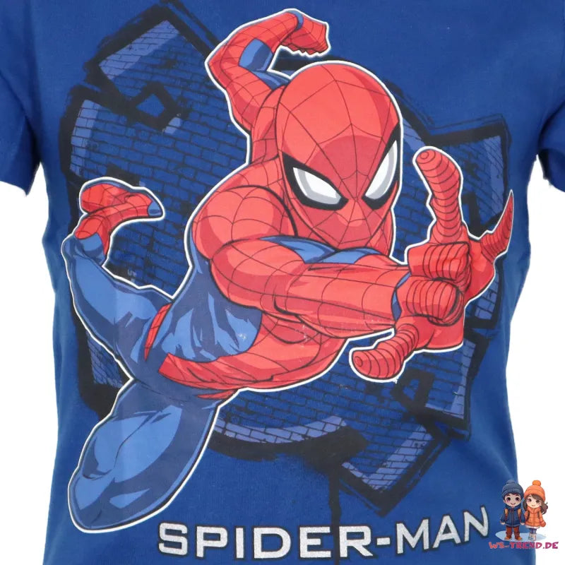 Marvel Spiderman Kinder Jungen T-Shirt Kurzarm Shirt - WS-Trend.de Gr. 104 bis 134