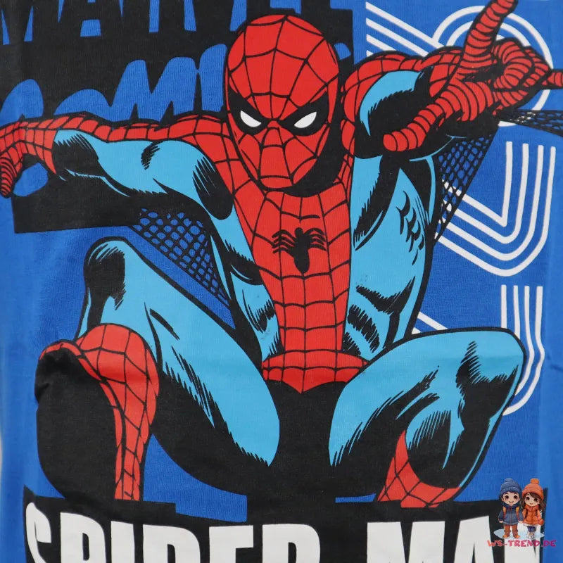 Marvel Spiderman T-Shirt Kurzarm Kinder Jungen Shirt - WS-Trend.de 104 bis 134 Baumwolle