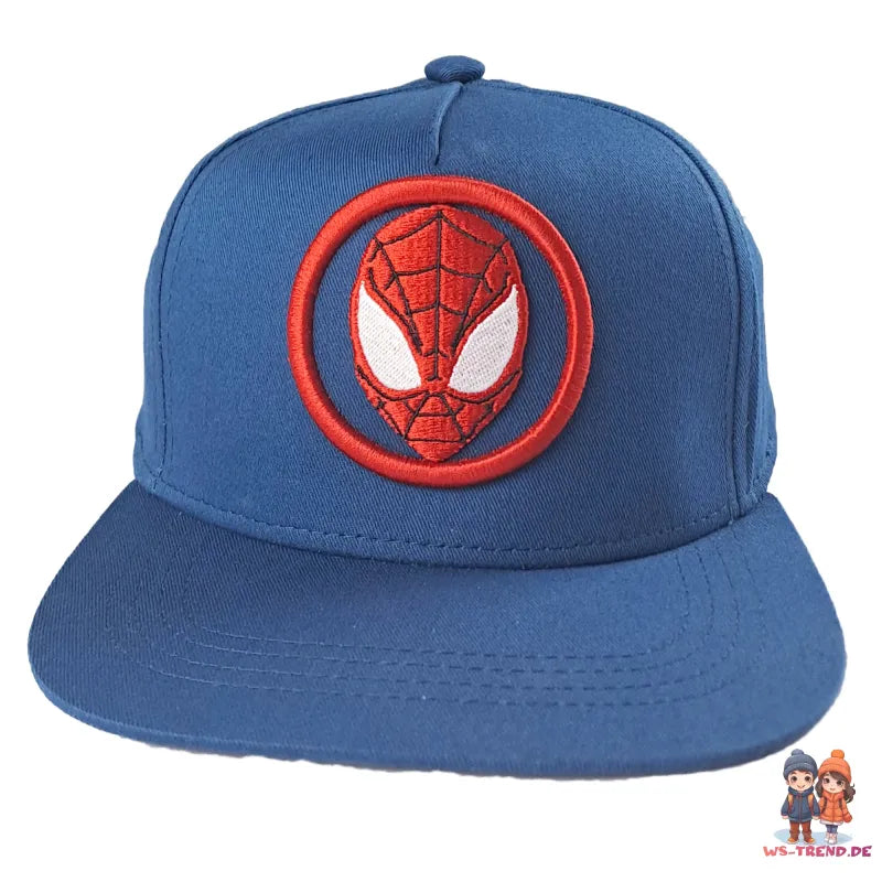 Marvel Spiderman Kinder Snapback Basecap - WS-Trend.de Baseball Kappe Mütze Jungen 54 56