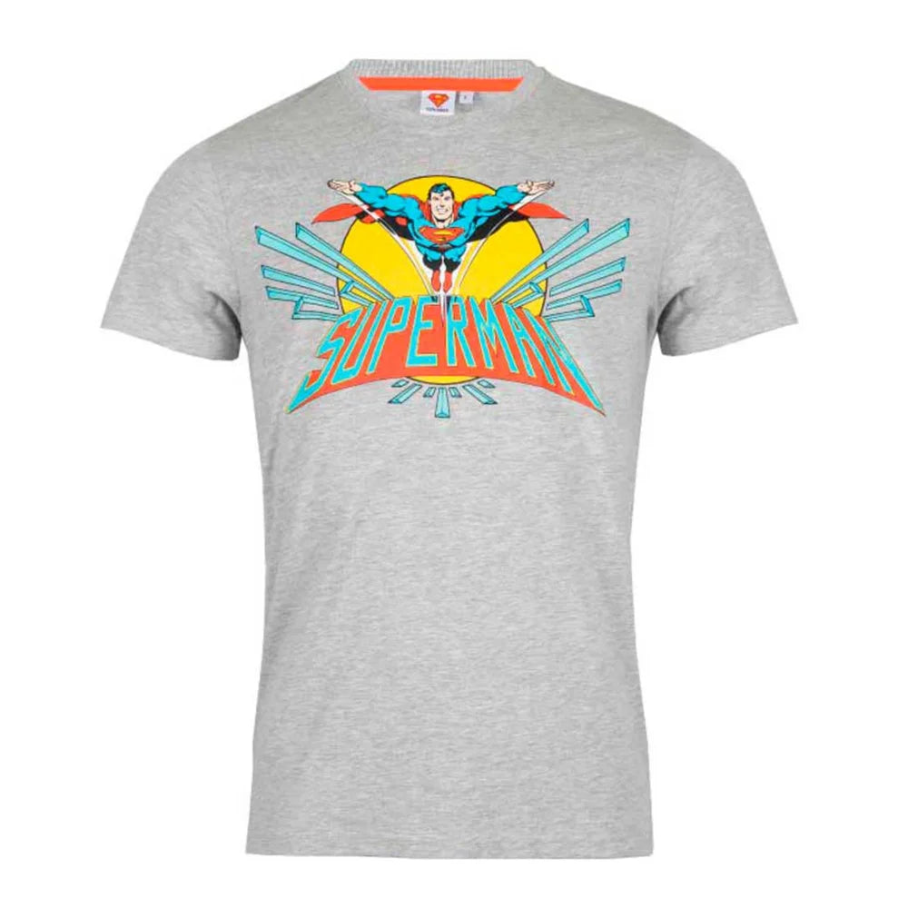 DC Comics Superman Herren kurzarm T-Shirt Shirt - WS-Trend.de Grau S-XXL
