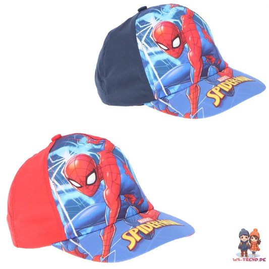 Marvel Spiderman Kinder Baseball Kappe Basecap - WS-Trend.de Mütze Hut Jungen 53-55