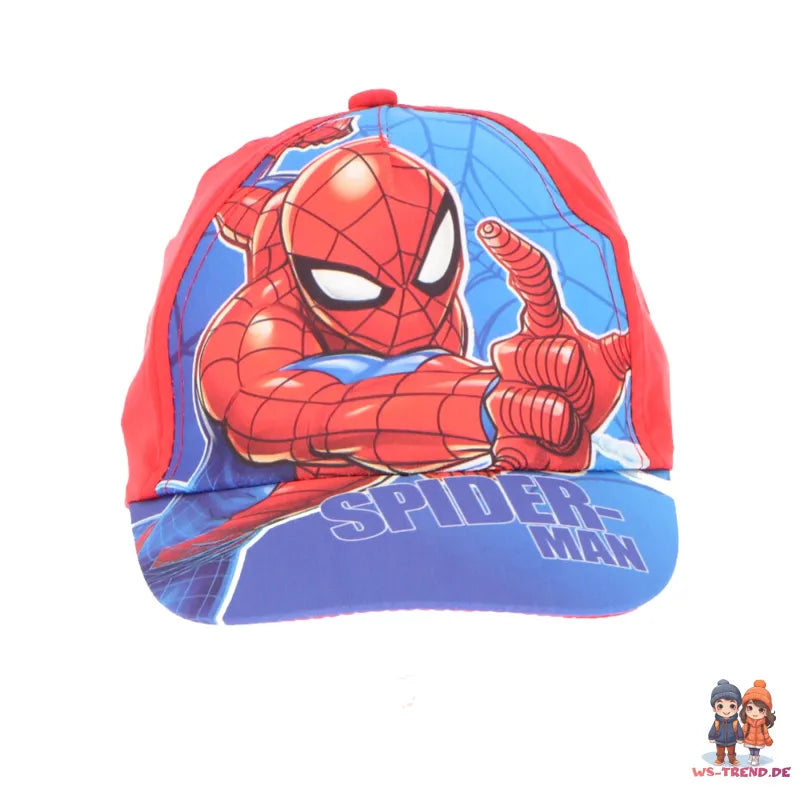 Marvel Spiderman Kinder Baseball Kappe Basecap WS Trend.de Mütze Hut Jungen 53 55