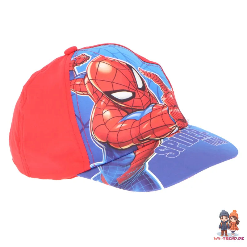 Marvel Spiderman Kinder Baseball Kappe Basecap WS Trend.de Mütze Hut Jungen 53 55