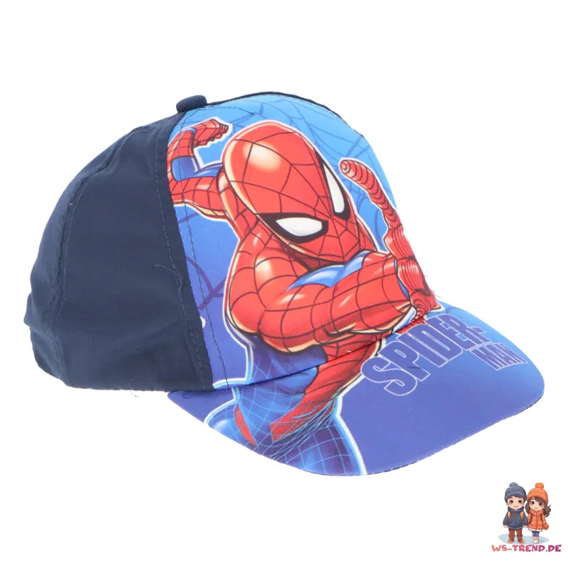 Marvel Spiderman Kinder Baseball Kappe Basecap WS Trend.de Mütze Hut Jungen 53 55