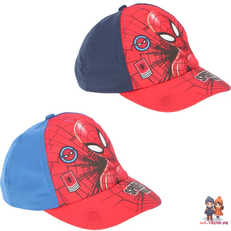 Marvel Spiderman Kinder Baseball Kappe Basecap - WS-Trend.de Mütze Hut Jungen 53-55