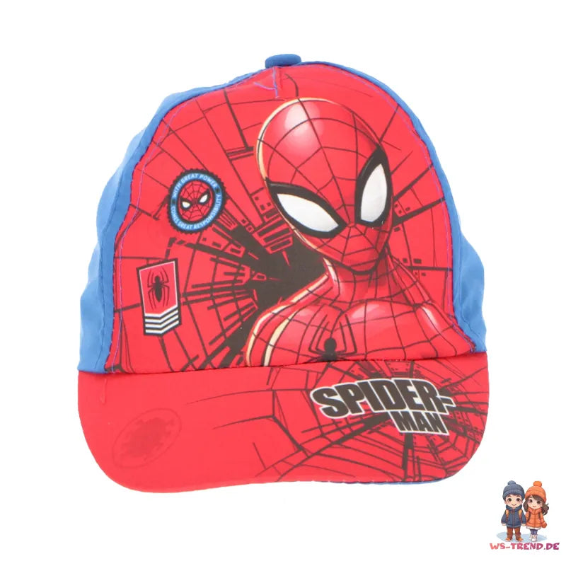Marvel Spiderman Kinder Baseball Kappe Basecap - WS-Trend.de Mütze Hut Jungen 53-55