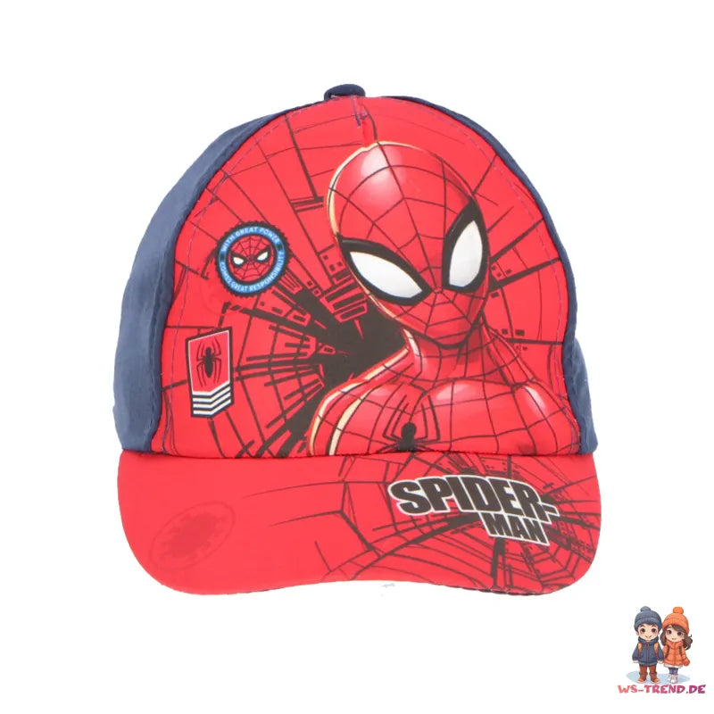 Marvel Spiderman Kinder Baseball Kappe Basecap - WS-Trend.de Mütze Hut Jungen 53-55