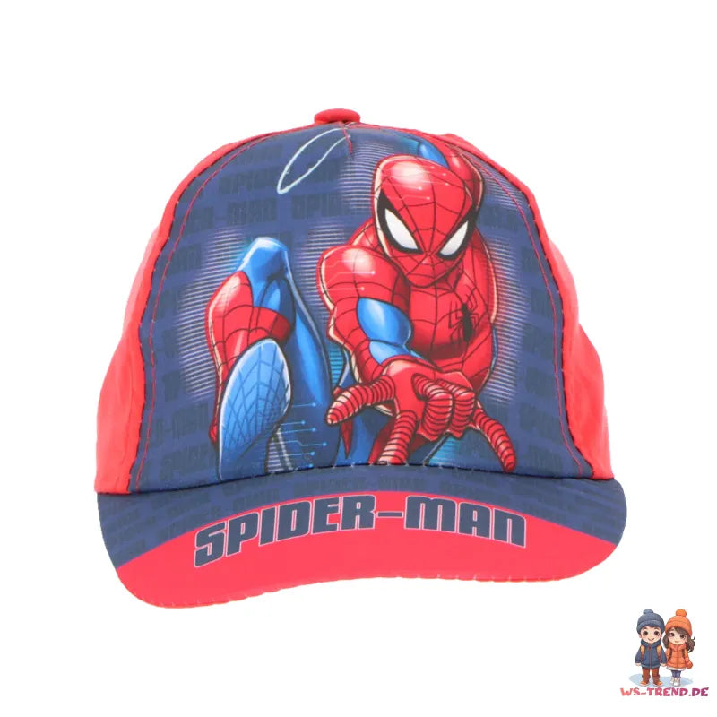 Marvel Spiderman Kinder Baseball Kappe Basecap WS Trend.de Mütze Hut Jungen 54 56