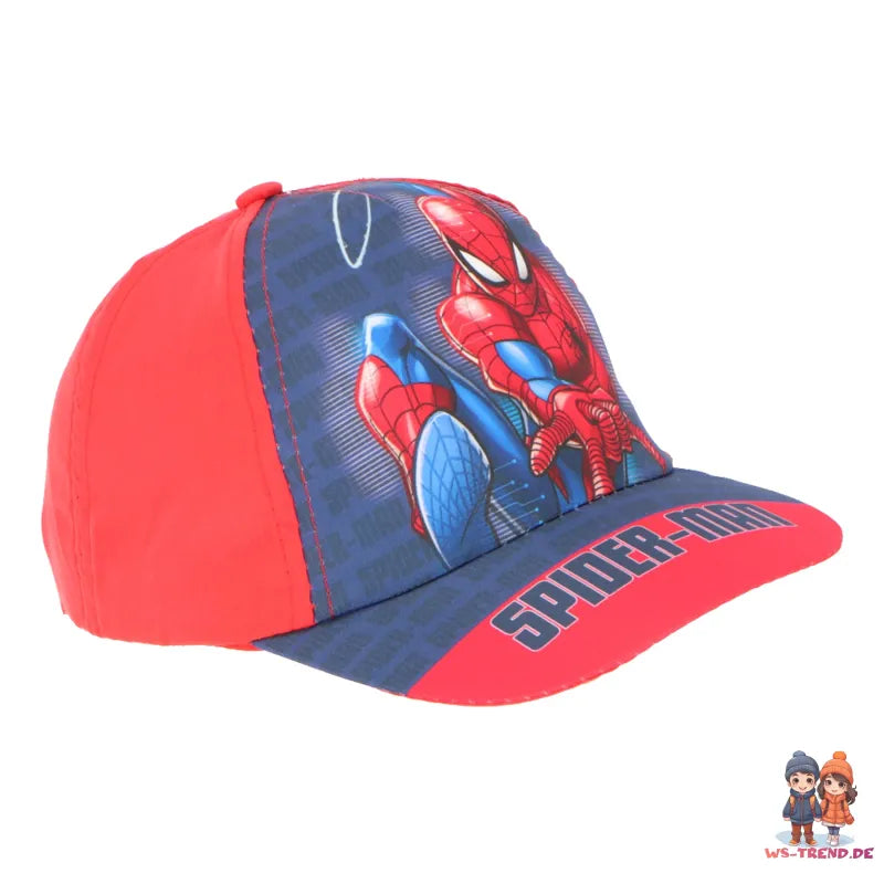 Marvel Spiderman Kinder Baseball Kappe Basecap WS Trend.de Mütze Hut Jungen 54 56