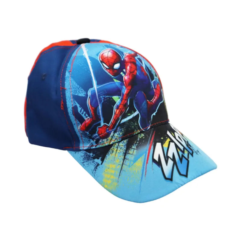 Marvel Spiderman Kinder Basecap Baseball Kappe Mütze - WS-Trend.de Spidey Hut Jungen 52/54 Blau Rot