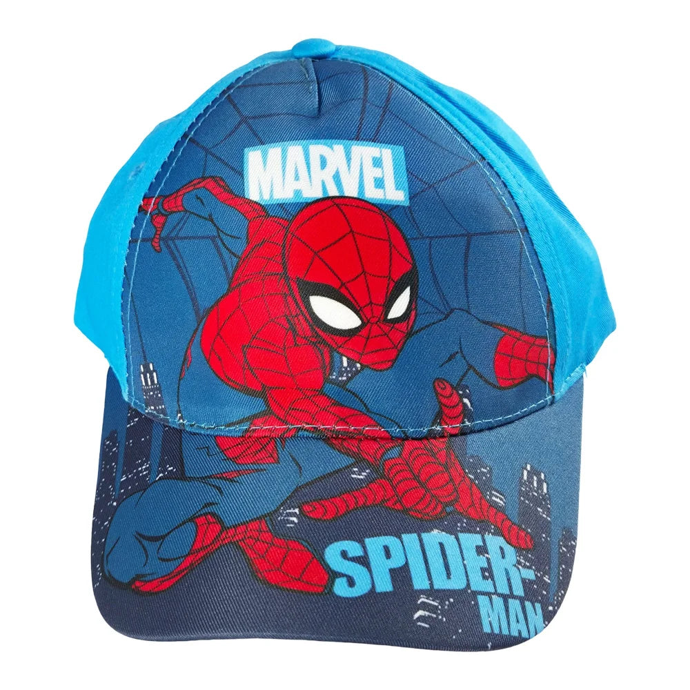 Marvel Spiderman Kinder Jungen Basecap Baseball Kappe Mütze - WS-Trend.de Gr. 52 - 54