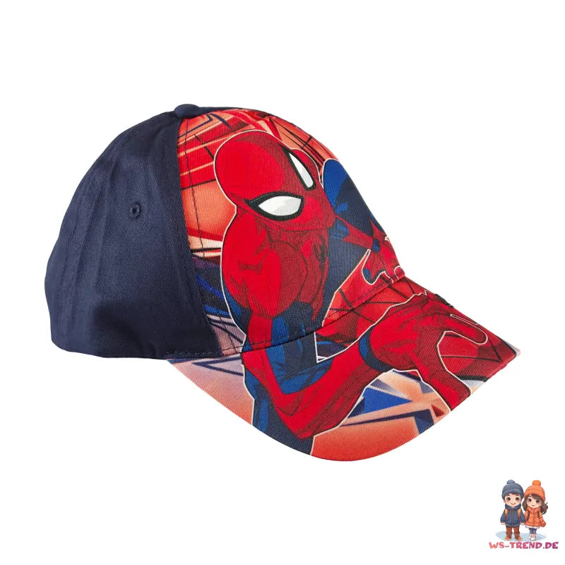 Marvel Spiderman Kinder Jungen Basecap Baseball Kappe Mütze - WS-Trend.de Gr. 52 - 54