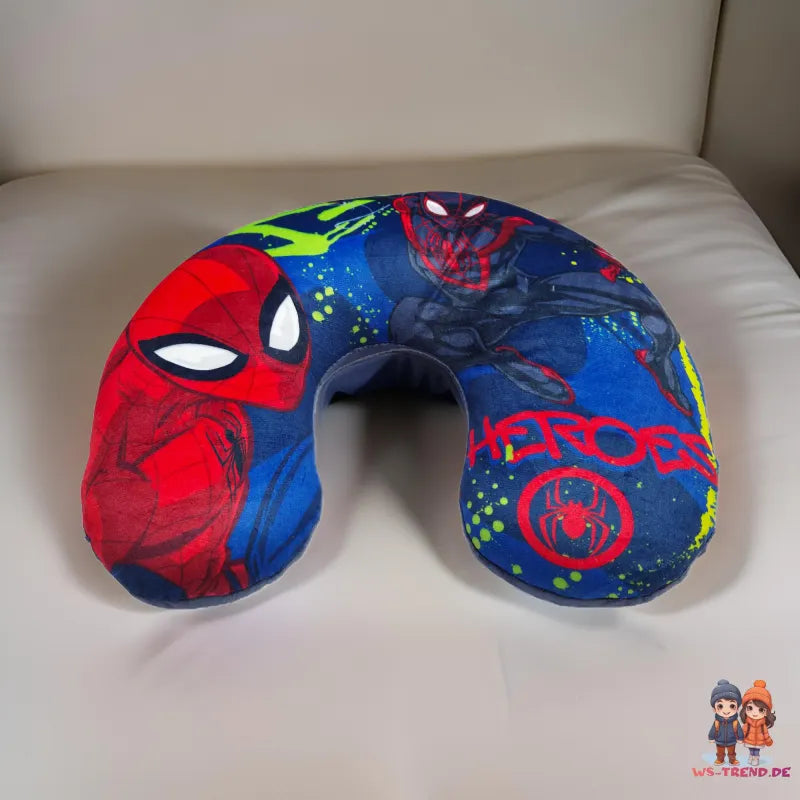 Marvel Spiderman Miles Morales Reisekissen Nackenkissen Auto Flugzeug - WS-Trend.de